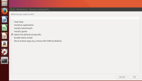 用 Winetricks 配置 WINE