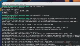 在 Kubuntu 22.04 中安装 KDE Plasma 5.25