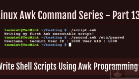 听说awk语言也可以编写脚本