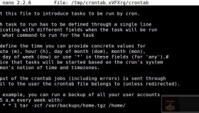 如何在Linux中加入cron任务