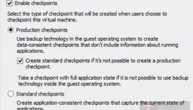 权衡Windows Server 2016 Hyper-V检查点之间的差异