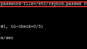 Rsync文件同步学习