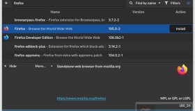 Arch Linux 中包管理的图形化的应用