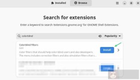 了解下GNOME 扩展：Colorblind Filters