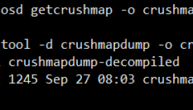 Ceph集群中指定OSD 创建 pool