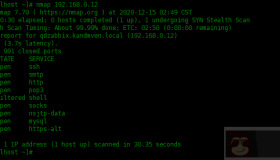 nmap命令常用实例