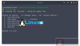 使用 Linux cron 命令安排任务