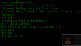 使用openpyxl处理表格数据