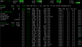 如何使用 Glances 命令监控