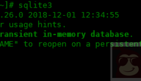 SQLite 基本命令使用方式