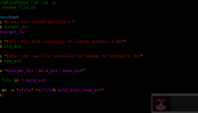 Centos8中如何更改文件夹中多个文件的扩展名