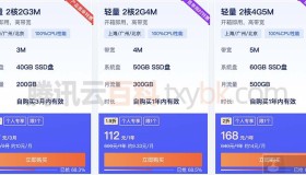 腾讯云服务器新人优惠活动价格表