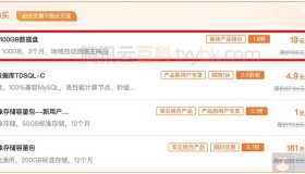 腾讯云服务器加购100GB云硬盘续费多少钱？