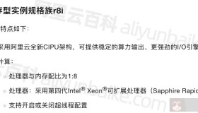 阿里云服务器r8i内存型ECS实例介绍_CPU性能_网络存储测评