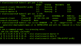 部署EFK pod日志分析系统