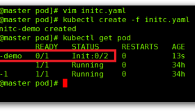 Pod 的 init Containers