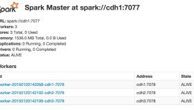 Spark集群安装和使用
