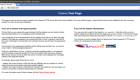 Fedora 21 安装 LAMP 主机服务器