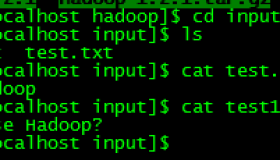 利用WorkCount程序验证部署好机群可以正常工作