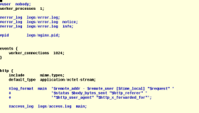 Nginx配置文件语法高亮显示
