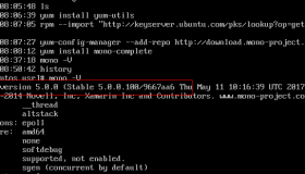CentOS 7.2下安装Mono 5.0