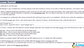 Tomcat 访问Manager APP报403错误解决方案