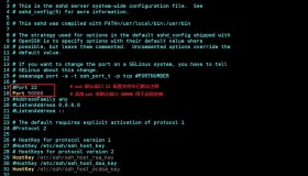 SSH更改默认端口号及实现免密码远程登陆