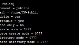 Samba的public文件夹权限设置