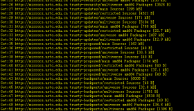 修改 Docker 容器 Ubuntu 14.04 的软件源日志