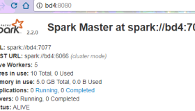 Spark 2.2.0 高可用搭建