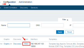 Zabbix3.4添加Web监测功能