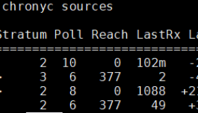 Linux下使用chrony代替ntpd时间同步服务器