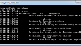 MongoDB 备份(mongodump)与恢复(mongorerstore)