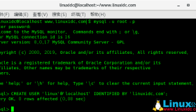 如何创建MySQL用户帐户和授予权限