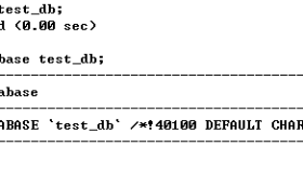MySQL据库表基本操作详细教程