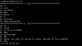 CentOS 7.4下MySQL 5.7.20主从环境搭建（M-S）