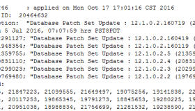 Oracle 12C打补丁的简单尝试