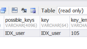 MySQL索引的使用及注意事项