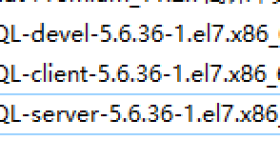 CentOS 7下rpm安装MySQL 5.6.36