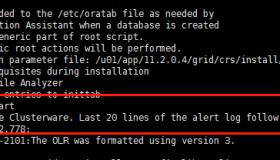 Redhat 7.4下Oracle RAC 11.2.0.4 执行root.sh报错处理