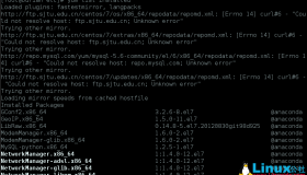 如何通过网络yum源安装MySQL