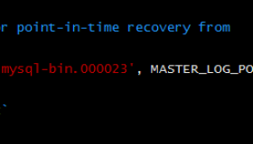 mysqldump –master-data参数实现主从复制快速部署