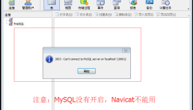 Navicat相关应用及注意事项