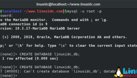 MySQL CREATE DATABASE语句创建数据库
