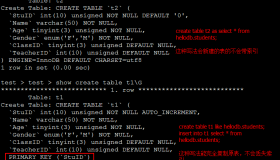 MySQL同实例下复制表的2种方法