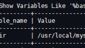 MySQL查看数据库安装路径