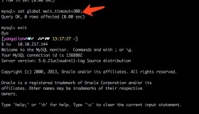 关于MySQL的interactive_timeout和wait_timeout