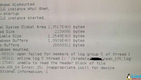 Oracle在线 redo log文件丢失后的恢复