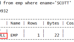 Oracle里常见的执行计划