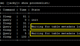 RDS MySQL 表上 Metadata lock 的产生和处理